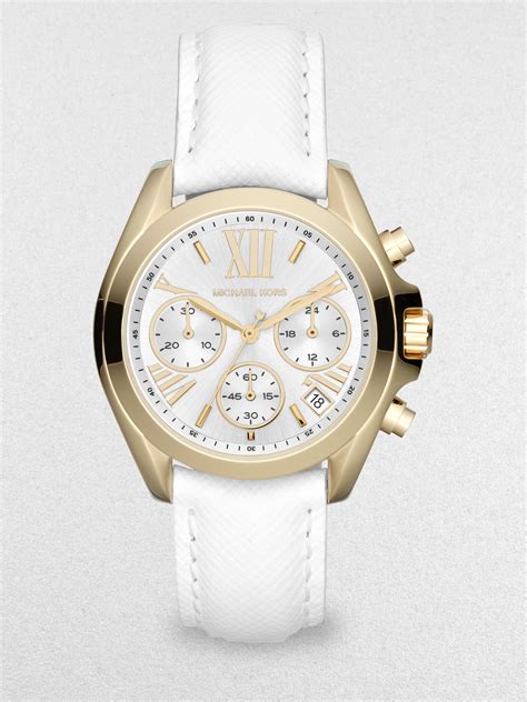 michael kors movement|Michael Kors leather watch.